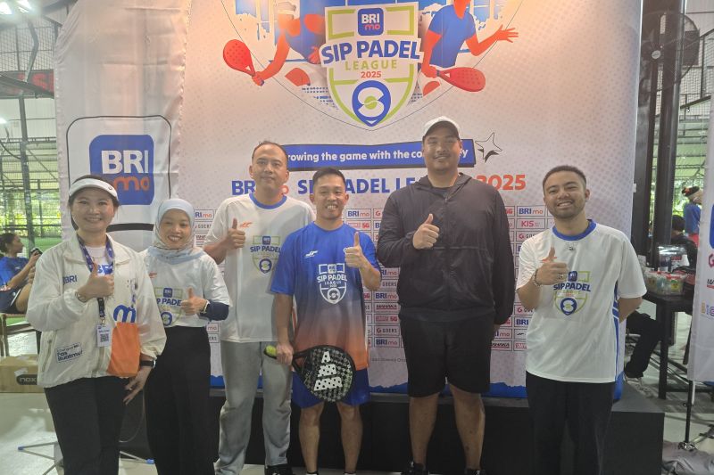 BRImo SIP Padel League 2025 resmi digulirkan pada Minggu