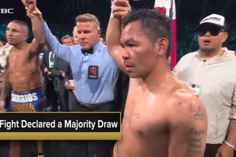 Pacquiao raih hasil imbang ladeni Barrios 12 ronde
