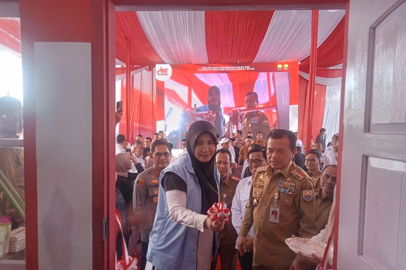 Dokumentasi peresmian Koperasi Merah Putih di Tangkit Baru pada 21 Juli 2025