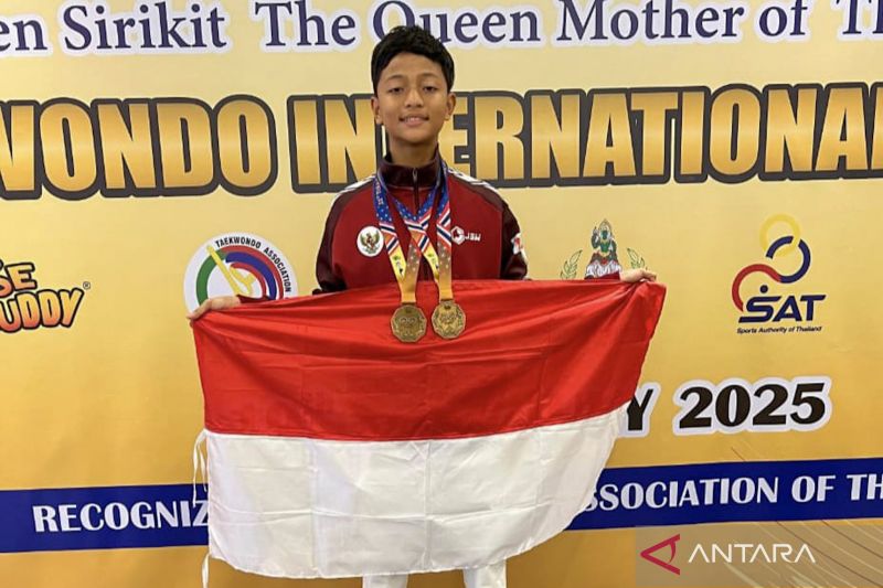 Atlet HST raih dua emas dan MVP pada kejuaraan taekwondo di Thailand