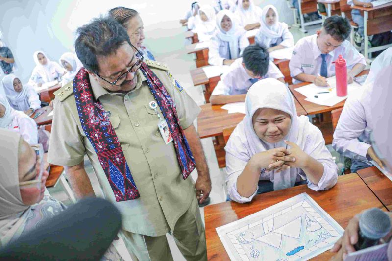 Gedung SMK 64 Jakarta direvitalisasi untuk tingkatkan kualitas SDM 