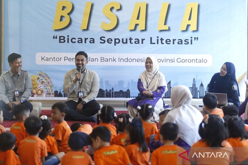 KPw BI Gorontalo gelar edukasi CBP Rupiah dan membaca sejak dini