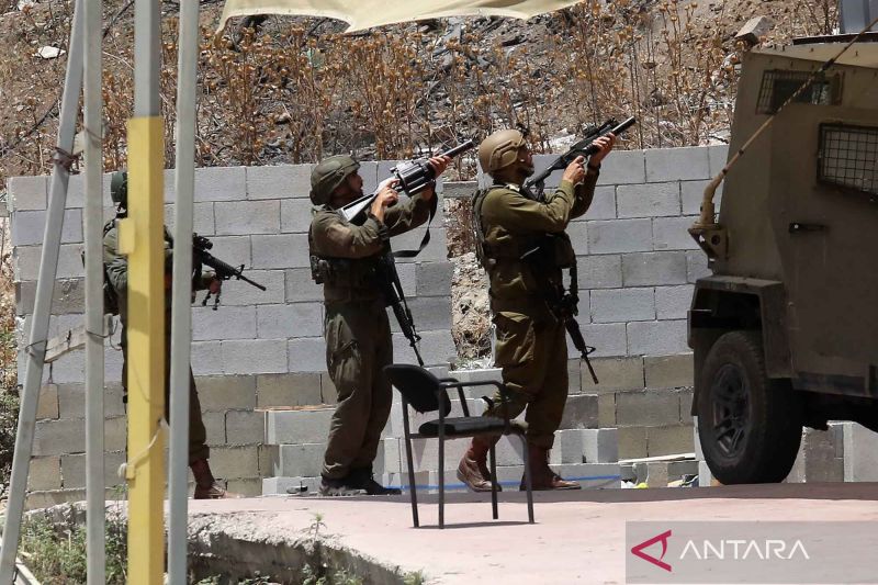 Tentara Israel gelar operasi militer darat di Kota Nablus Tepi Barat