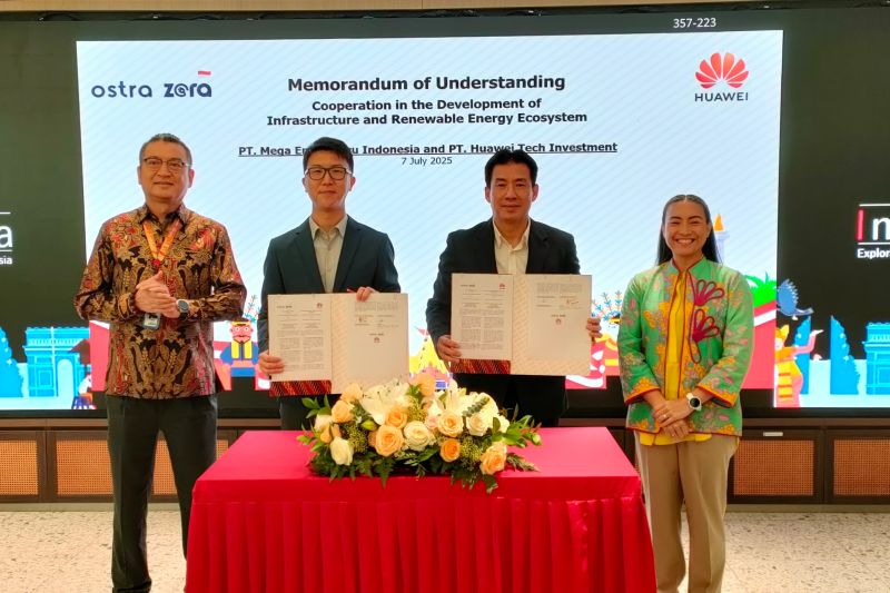Huawei dan perusahaan Indonesia jalin kerja sama pengembangan SPKLU