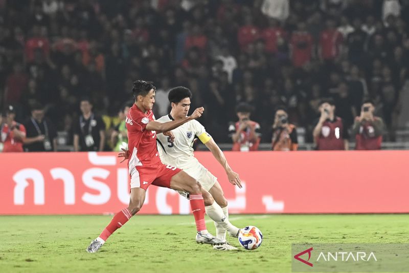 Indonesia bermain imbang tanpa gol kontra Thailand di babak pertama