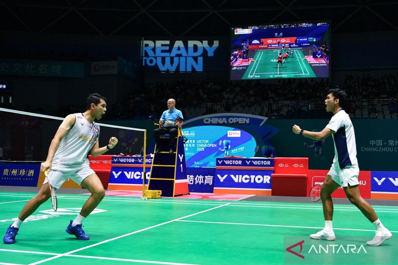 Fajar/Fikri berhasil melaju ke final Victor China Open 2025