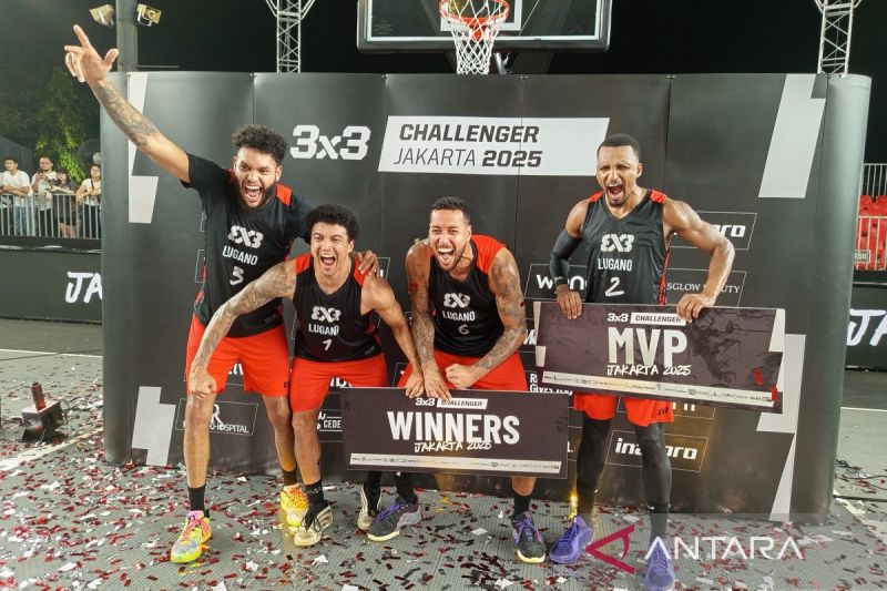 Lugano juara FIBA 3x3 Challenger Jakarta 2025