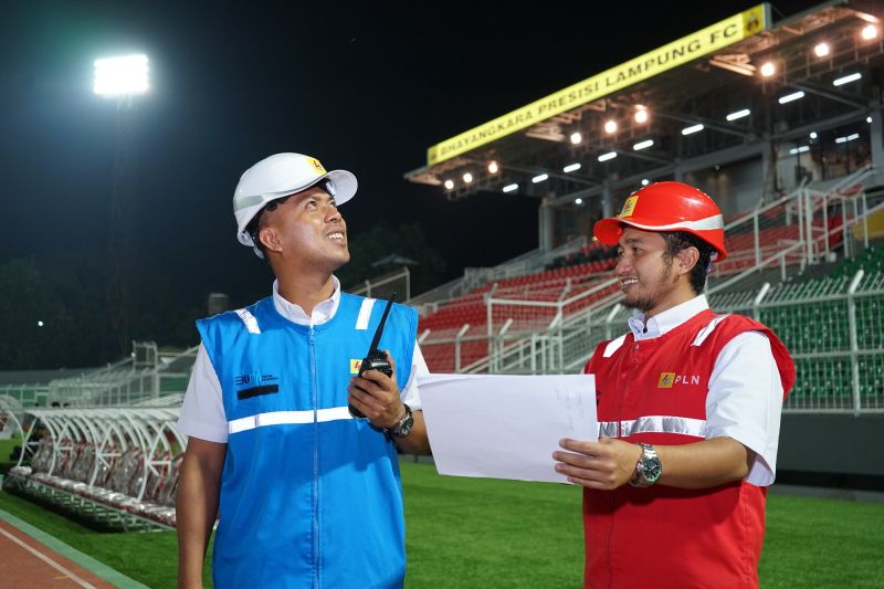 pln-lampung-pastikan-sistem-kelistrikan-di-stadion-jelang-super-league