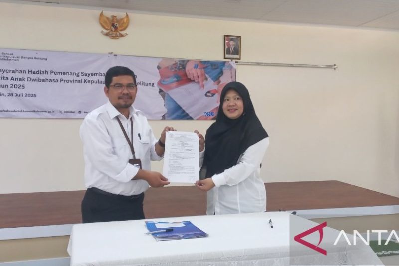 Kantor Bahasa Babel gandeng 32 penulis terbitkan buku cerita dwibahasa
