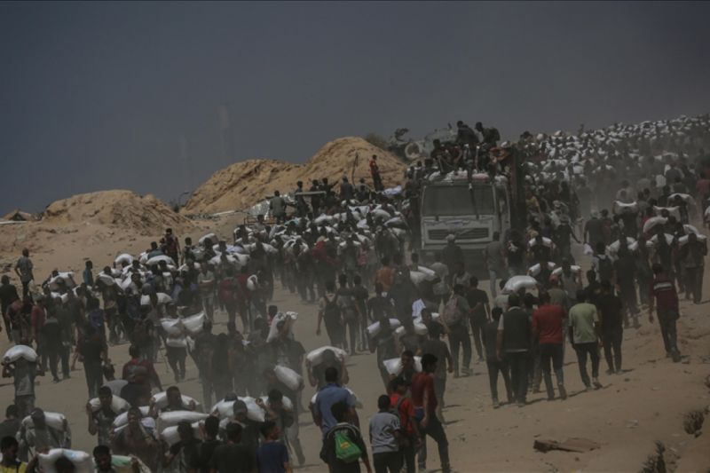 Hanya 73 truk bantuan pangan memasuki Gaza saat kelaparan kian meluas