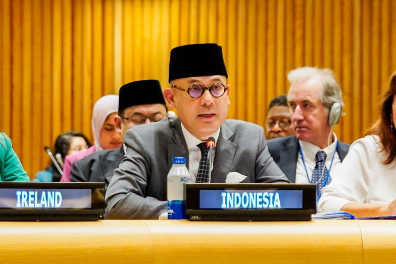 RI laporkan rekomendasi atas isu keamanan solusi dua negara di PBB