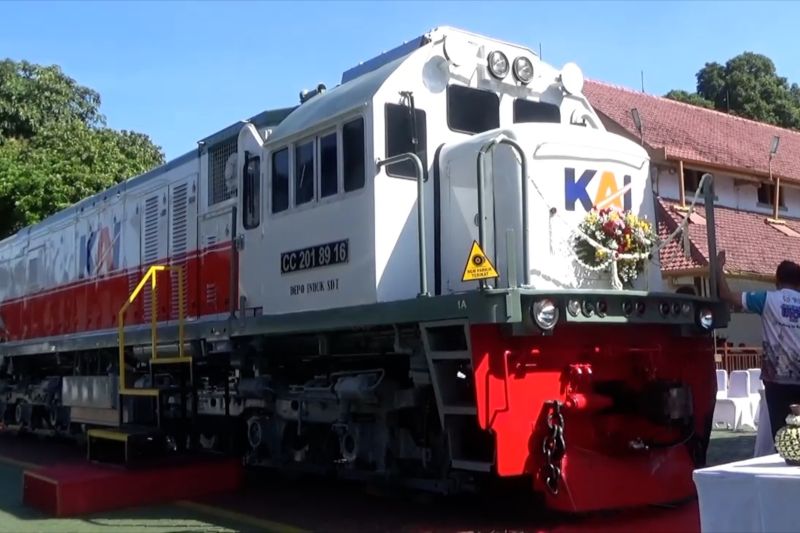 KAI kenalkan lokomotif legendaris hasil rekayasa Balai Yasa Yogyakarta