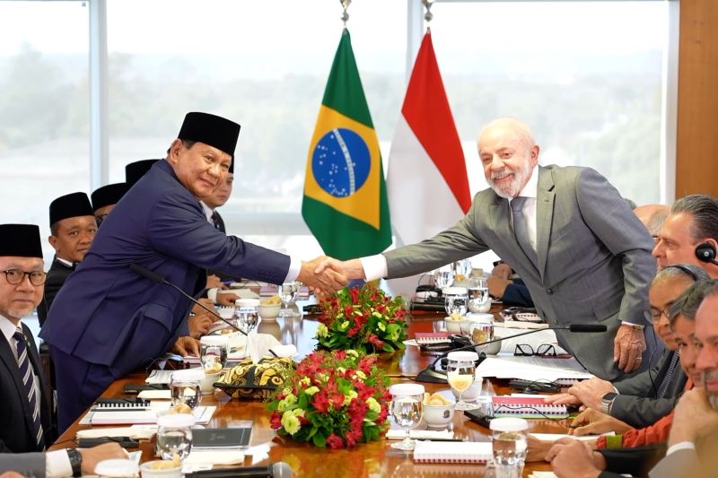 Prabowo sebut Brasil jadi teladan kesuksesan program MBG