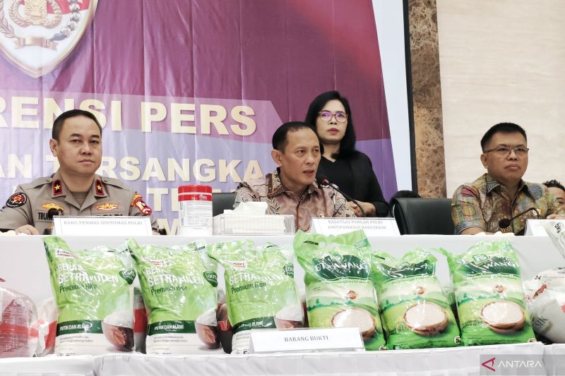 Polri ungkap modus pelanggaran mutu beras yang dilakukan PT FS