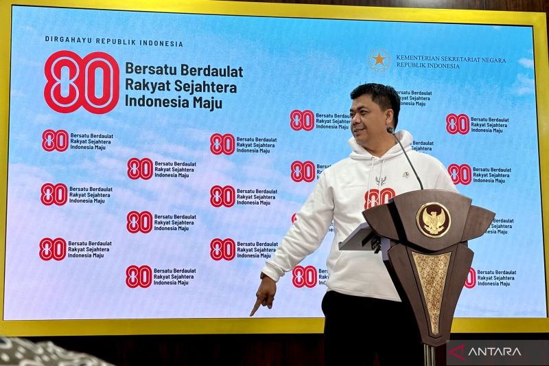 Wamensesneg umumkan rangkaian acara HUT Ke-80 RI, ada pesta rakyat