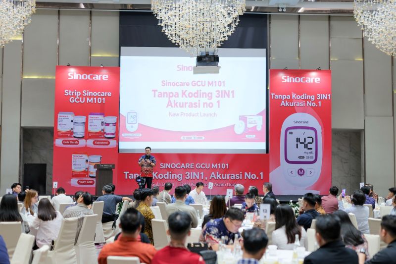 Sinocare Luncurkan Alat Tes Tiga-in-Satu Tanpa Kode Pertama di Indonesia