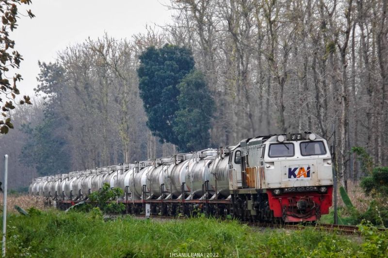 PT KAI angkut 60 ribu ton avtur ke YIA periode Januari-Juli 2025