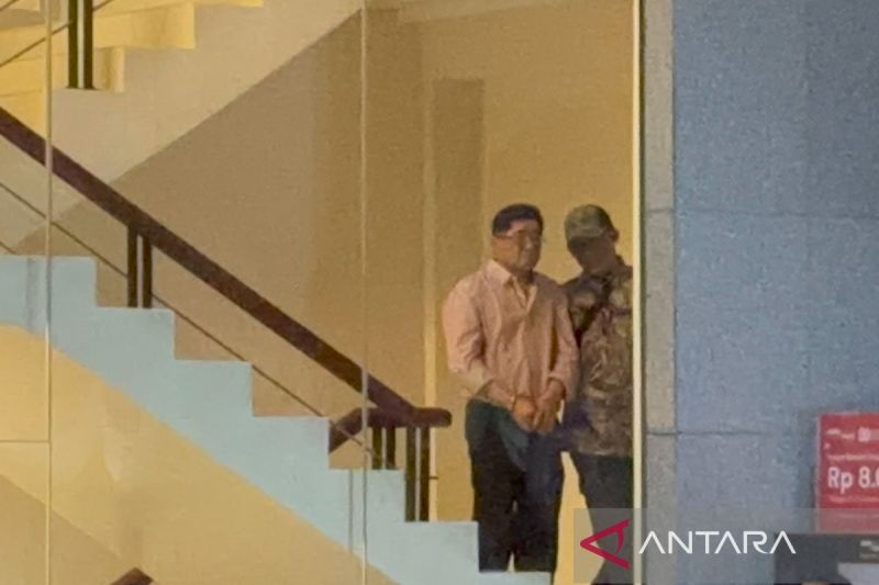 Rudy Ong Chandra tiba di Gedung Merah Putih KPK