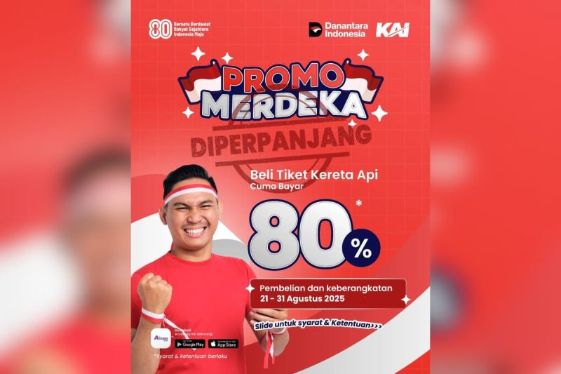 “Rayakan Kemerdekaan Lebih Lama, KAI Perpanjang Promo Diskon 20% Hingga 31 Agustus”