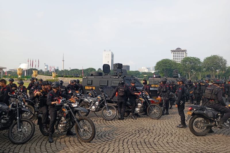 Amankan Jakarta, Polda Metro Jaya gelar patroli skala besar