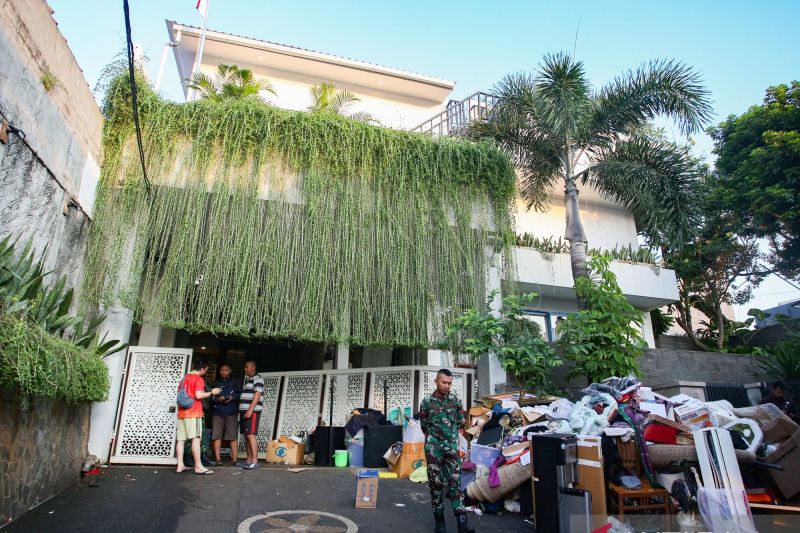 Kondisi rumah Menkeu Sri Mulyani