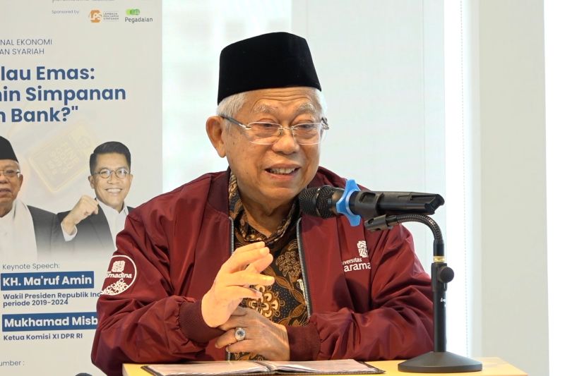 maruf-amin-sebut-bank-emas-perlu-miliki-sistem-penjaminan