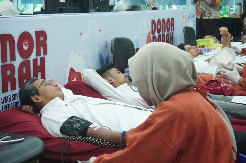 WIKA Gelar Donor Darah TJSL Periode ke-3 Tahun 2025, Himpun 194 Kantong Darah