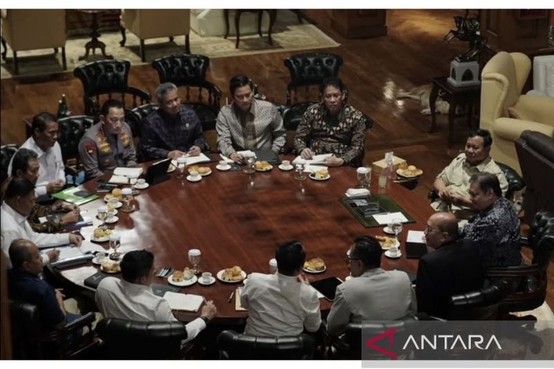 Prabowo pimpin ratas di Hambalang bahas ubi kayu hingga giant sea wall
