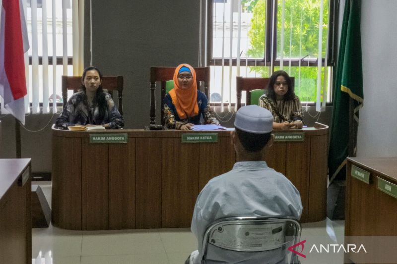 Pelaku pembunuhan santri di Ponpes HST divonis 7 tahun 6 bulan penjara