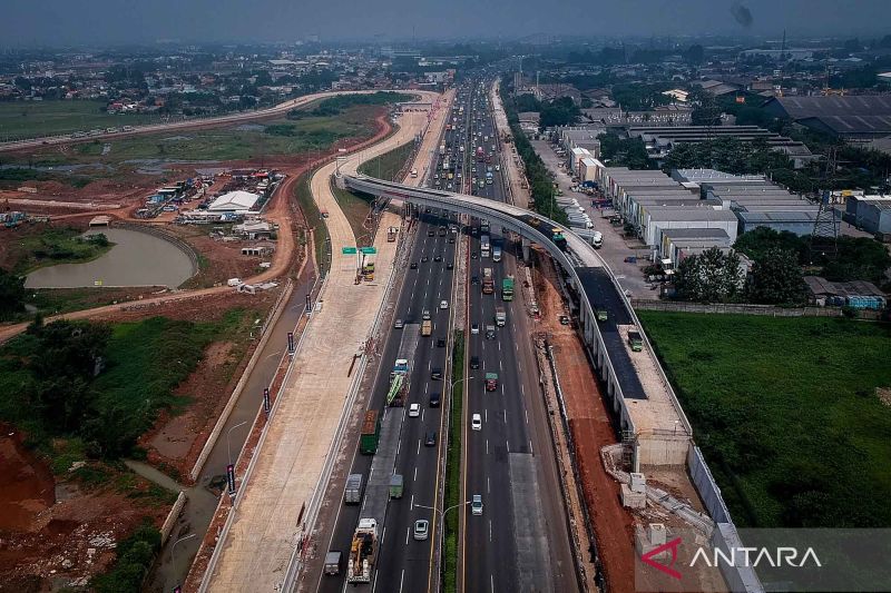 atasi-kemacetan-pembangunan-akses-tol-km-25-jakarta-merak-telah-capai-80-persen