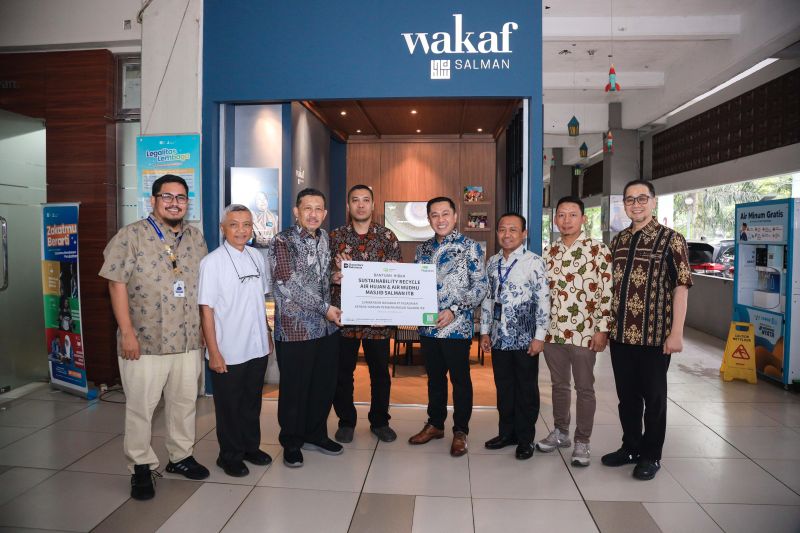 Pegadaian dan Masjid Salman ITB wujudkan keberlanjutan lingkungan melalui teknologi daur ulang air wudhu