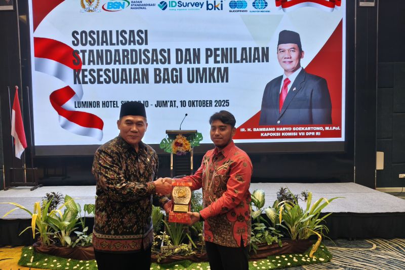 Anggota Komisi VII DPR dorong pelaku UMKM di Sidoarjo peroleh SNI