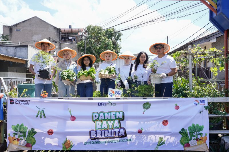 Peringati Hari Pangan Sedunia, BRI Peduli komitmen dukung ketahanan pangan melalui panen raya BRInita