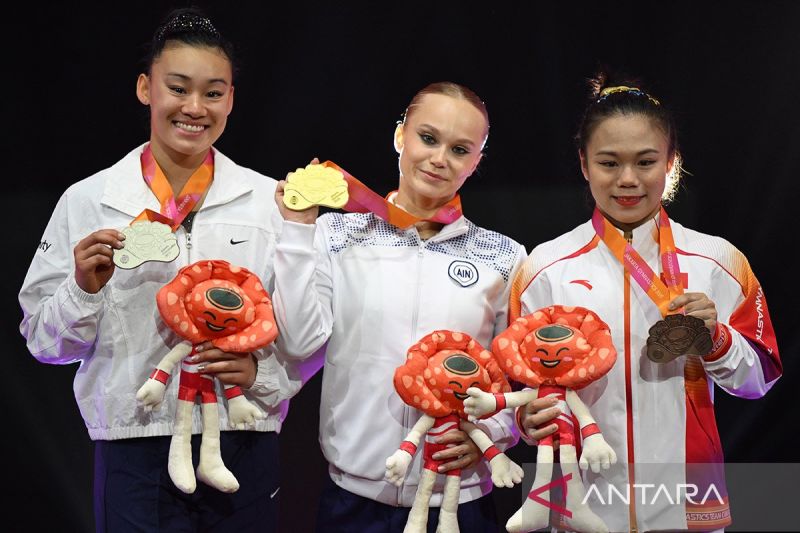 Atlet asal Rusia Angelina Melnikova menangi final All-Around putri
