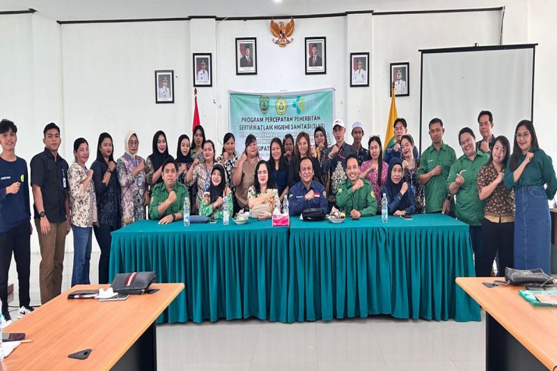 Dukung percepatan penerbitan SLHS, Pemkab Bartim gelar keamanan pangan SPPG
