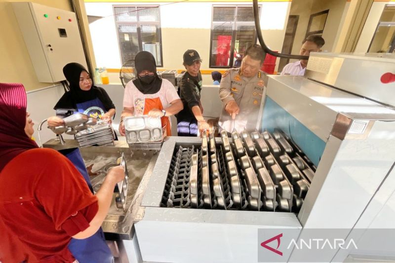 Melihat dapur SPPG Polda Kalsel yang inovatif