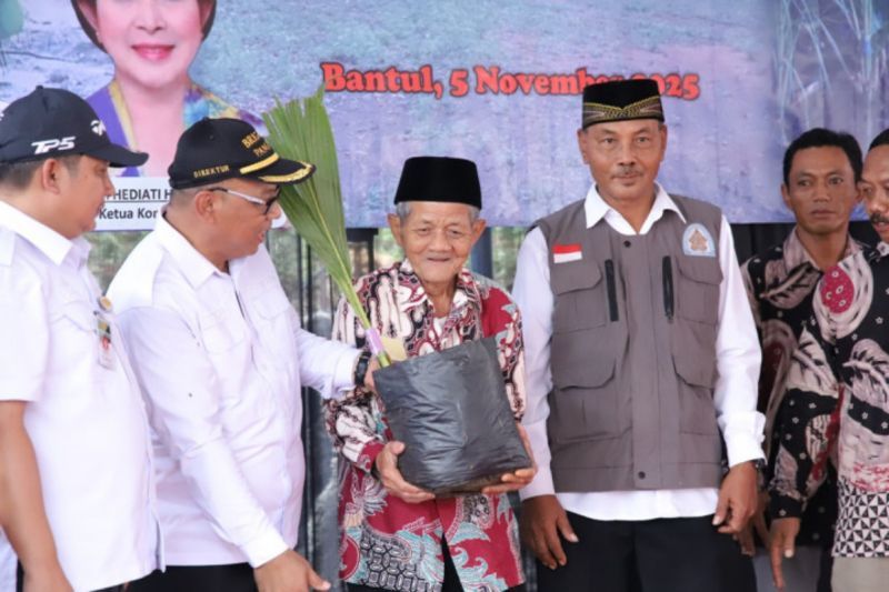 kementan-tanam-perdana-kelapa-genjah-di-selopamioro-bantul