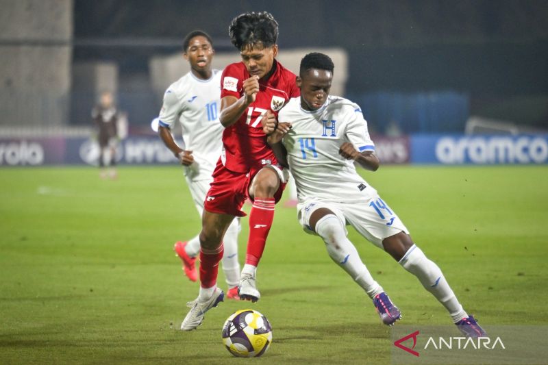 Gol Fadly Alberto bawa Indonesia unggul 2-1 atas Honduras