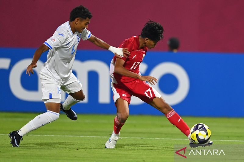 Piala Dunia U17 2025 - Indonesia unggul sementara 2-1 atas Honduras