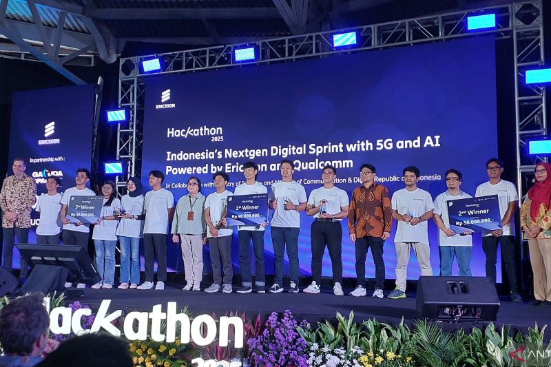 Pemenang Hackathon 2025 untuk solusi AI dan 5G diumumkan
