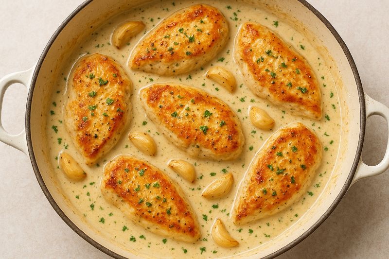 resep-creamy-garlic-chicken-menu-rumahan-dengan-cita-rasa-restoran