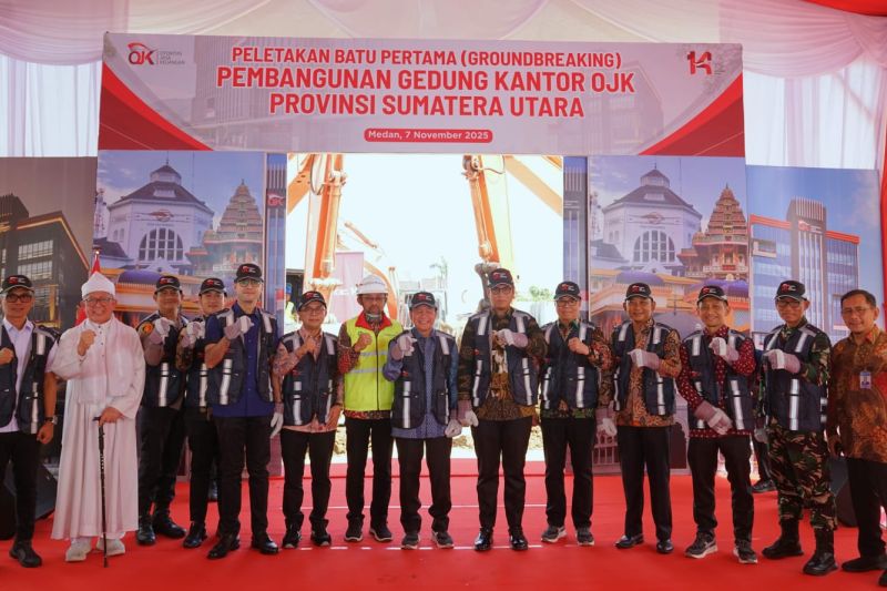 WEGE Mulai Bangun Kantor OJK Sumatera Utara