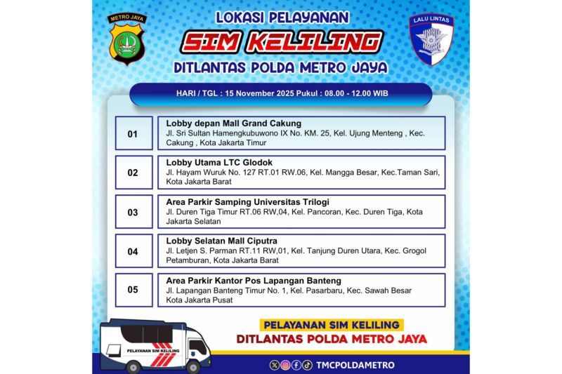 sim-keliling-hanya-buka-di-dua-lokasi-pada-minggu