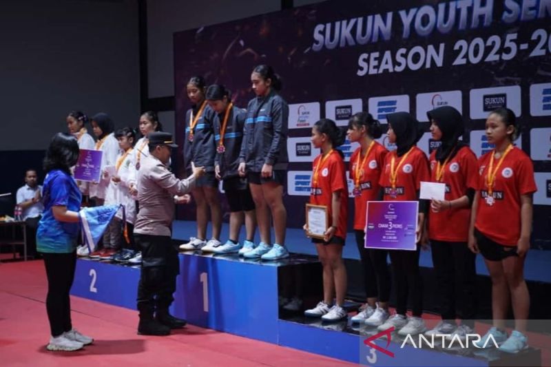 PTM Sukun Kudus Raih Juara Umum Turnamen Tenis Meja Seri II 2025