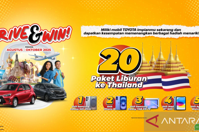 Penarikan undian Drive and Win Hasjrat Toyota meriahkan penutupan Hasjrat Fair 2025
