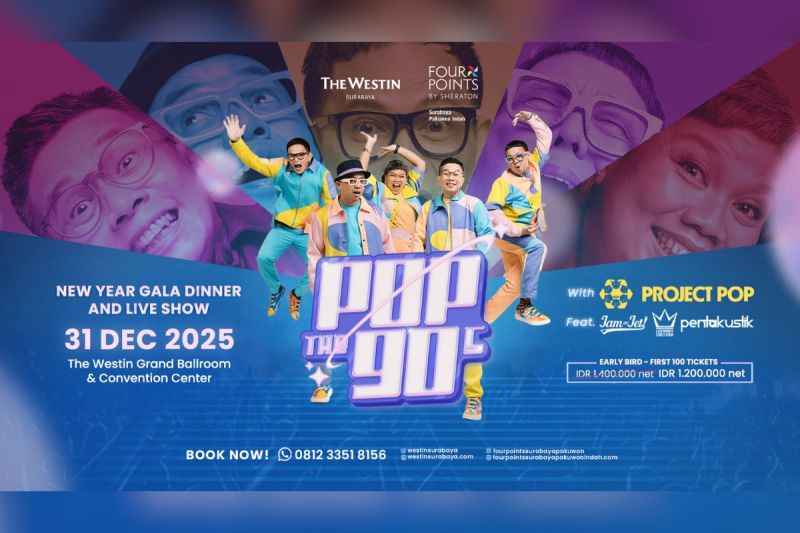 The Westin Surabaya dan Four Points Pakuwon Indah Sambut Tahun 2026 dengan Pertunjukan Spektakuler Bersama Project Pop