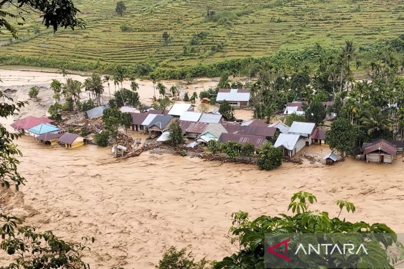 Banjir hancurkan masjid, pos TNI/Polri dan jembatan di Nagan Raya Aceh