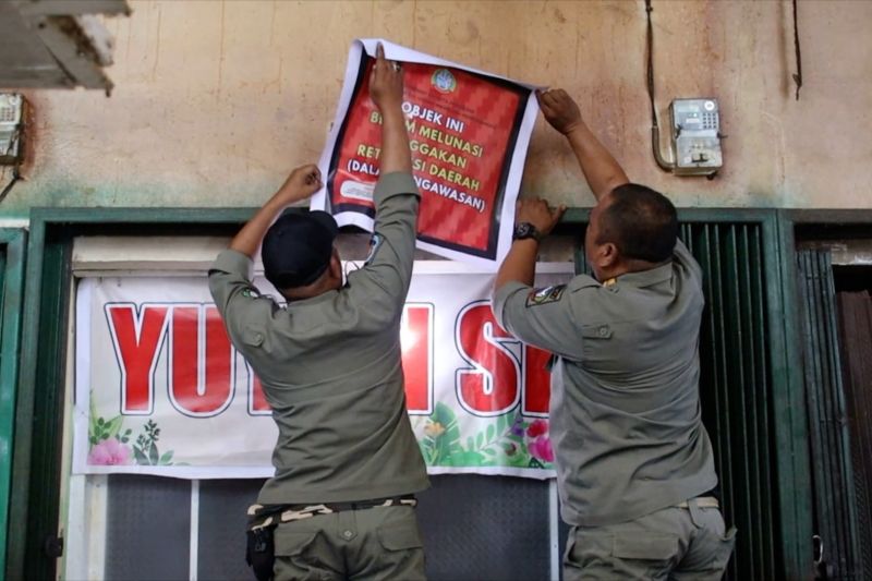 diskumdag-pontianak-segel-kios-pedagang-yang-langgar-aturan-derah