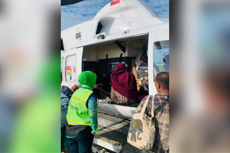 Kerahkan Penerbangan Pelita Air, Pertamina Salurkan Bantuan Logistik dan Evakuasi Pekerja di Wilayah Terdampak Bencana