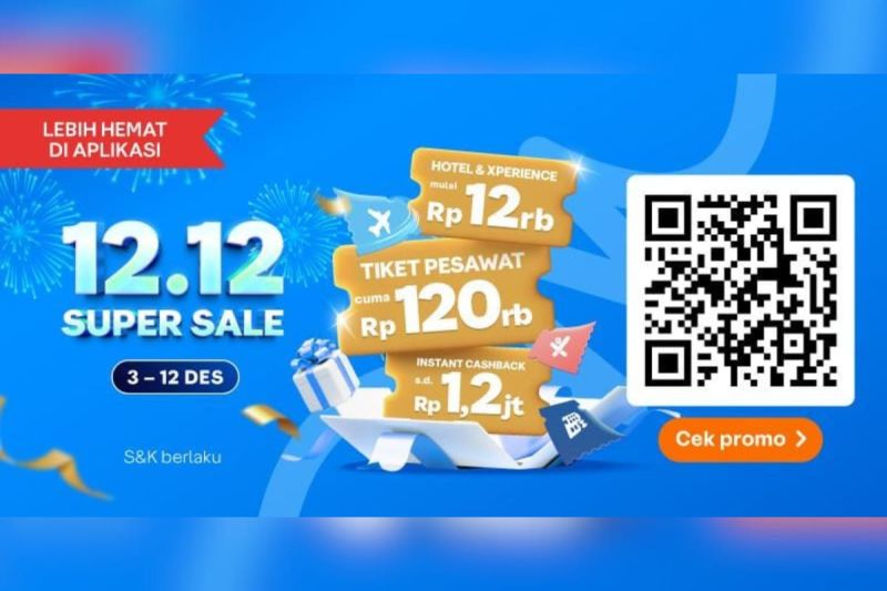 Strategi Berburu Tiket Pesawat Akhir Tahun, Traveloka Hadirkan Promo 12.12 Super Sale